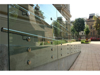 Balustrade en verre blanc résistant au gel, panneau en verre trempé, accessoires pour rampes, garde-corps de balcon en acier inoxydable