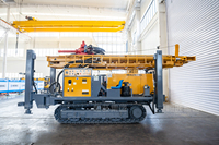 CE 2026 Hengwang Foreuse rotative diesel pour puits d'eau sur chenilles, profondeur max. 600m, composants essentiels du moteur