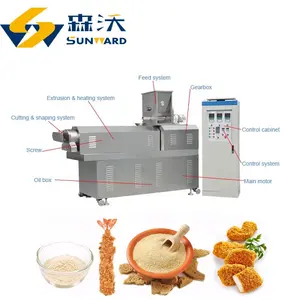 중국 뜨거운 판매 빵 부스러기 만들기 기계 빵 부스러기 기계 빵 부스러기 생산 라인 만들기