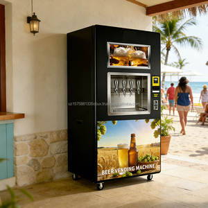 YISO Factory manufacturer Commercial self-service beer shop Smart 24-hour unmanned Beer Vending Machine - Product Image 1