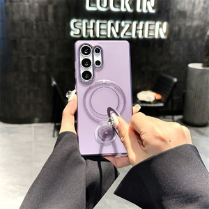 Nueva <span class=keywords><strong>Funda</strong></span> Magnética de Alta Calidad <span class=keywords><strong>para</strong></span> Teléfono Android con Anillo de Soporte de 360 Grados y Acabado Mate de 7.3 Pulgadas <span class=keywords><strong>para</strong></span> <span class=keywords><strong>Samsung</strong></span> S25 S24 S23 <span class=keywords><strong>S22</strong></span> S21 <span class=keywords><strong>Ultra</strong></span> Plus Edge - Product Image 3
