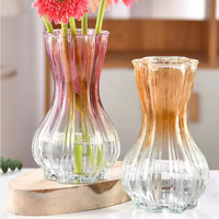 Vase Salon Maison Accessoires Décoration Fleur Date Creative Cristal Table Décor En Gros Vase En Verre