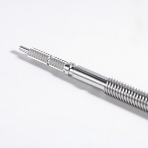 Vis trapézoïdales finies avec extrémités coupées et chanfreinées, matériau 2Cr13/SUS304, compatibles avec les roulements à engrenages, services de fraisage sur mesure - Product Image 1