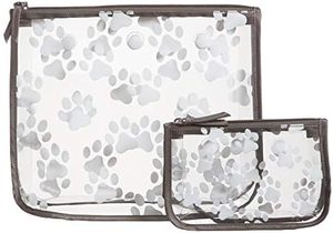 กระเป๋าเครื่องสำอางใสกันน้ำ PVC ลายโลโก้ตามสั่ง ขนาดใหญ่ ดีไซน์โปร่งใส สำหรับสาวๆ ใช้ในชีวิตประจำวันและไปเที่ยวทะเล - Product Image 6