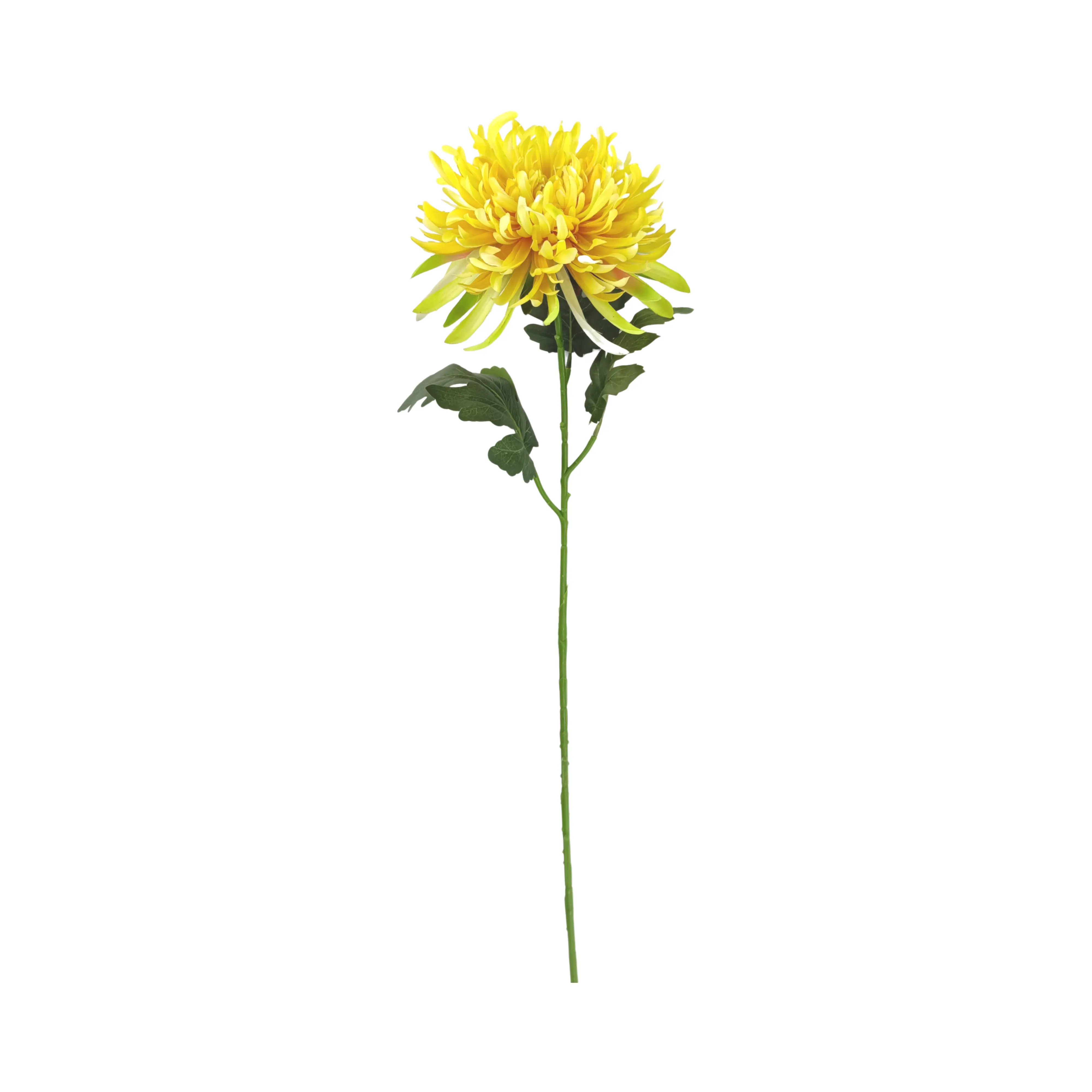 Nieuw Product Ideeën 2024 Bloem Simulatie Plant Kunstbloem Gele Chrysanthemum Plastic Kunstmatige Bloem 100169