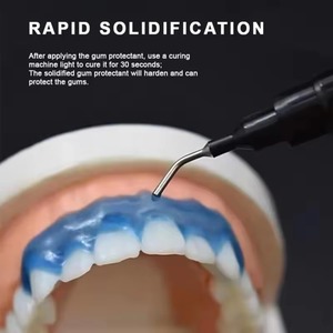 Gel protector de encías dental de 5 piezas, protección gingival de 1,5 ml con puntas, proporciona una barrera protectora para las encías - Product Image 2
