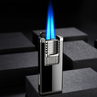 Briquet coupe-vent personnalisé JH et accessoires pour fumeurs, briquet gonflable en alliage de zinc, briquets pour femmes