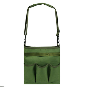 Waterproof Canvas <b>Garden</b> <b>Tool</b> Storage <b>Bag</b> Crossbody Shoulder <b>Bag</b> For Outdoor Use With Multiple Pockets And Durable Design - Product Image 5