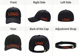 Gorra Trucker de Malla de Sarga de Algodón con Bordado de Logotipo Personalizado de Alta Calidad, Estampado 3D en Relieve, Gorra Snapback OEM ODM Unisex para Deportes al Aire Libre - Product Image 2