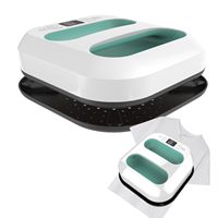 Nouvelle presse à chaud portable de petite taille pour l'impression par sublimation sur t-shirts, compatible 110/220V