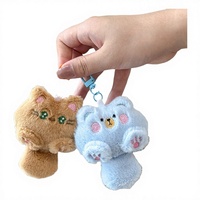 Porte-clés chat en peluche doux et mignon à longue queue, pendentif de sac, jouet de dessin animé Kawaii, accessoires pour filles et couples, le plus vendu