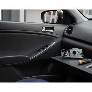 Hyundai Accent Blue 11-15 Front Inner Right <b>Door</b> Handle GRAY-82620-1r000-s4 Turkey - Product Image 3