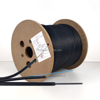 Kabel Serat Optik 	 Kabel Drop FTTH G652d Kabel Drop FTTH Serat Optik 2 Inti Gulungan 1km 2km
