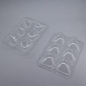 Proper Price PET Plastic Food Moving Packaging Box Thermal Insulation Low-temperature Resistant Transparent Rectangle <strong>Egg</strong> <strong>Tray</strong> - Product Image 2