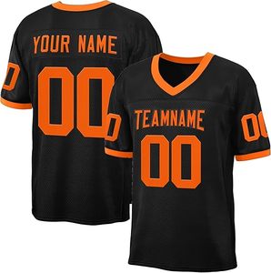 Grosir 100% poliester kelembaban kualitas terbaik jaring tahan lama peregangan Amerika sepak bola jersey untuk pria wanita - Product Image 3