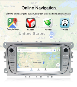 เครื่องเล่นมัลติมีเดีย GPS แอนดรอยด์10.1 2 DIN 1 + 16G อุปกรณ์ช่วยถอยหลัง1ปีสำหรับรถฟอร์ด/โฟกัส EXI Mt 2 3 <span class=keywords><strong>Mk2</strong></span>/Mk3/<span class=keywords><strong>S</strong></span>-max/Mondeo - Product Image 4