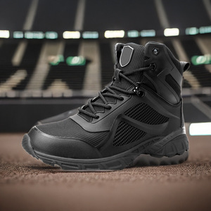 Zapatos Deportivos Negros de Media Caña para Hombre, Suela de Goma, Transpirables, para Senderismo y Fitness al Aire Libre - Product Image 2