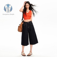 Jeans pour femmes à taille haute et coupe ample, vente en gros d'usine, sur mesure