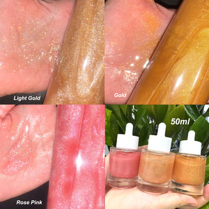 Chất lượng cao thuần chay lung linh lỏng dầu khô Highlighter với biểu tượng tùy chỉnh và tùy chỉnh tùy chọn thương hiệu - Product Image 4