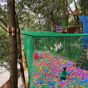 Parque Infantil de Redes de Cuerda para Niños, Aventura en la Jungla |   Parque de Escalada al Aire Libre con Obstáculos - Product Image 3