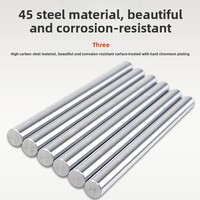 Axe optique de précision 45 #   Tige chromée, axe optique linéaire pour rail de guidage, tige de piston pour rail de guidage, tige chromée