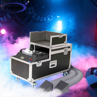 Équipement de performance de glace sèche 2000W Matériau PP Machine à effet de brouillard d'eau DMX512 manuelle pour les fêtes de mariage KTV Stages