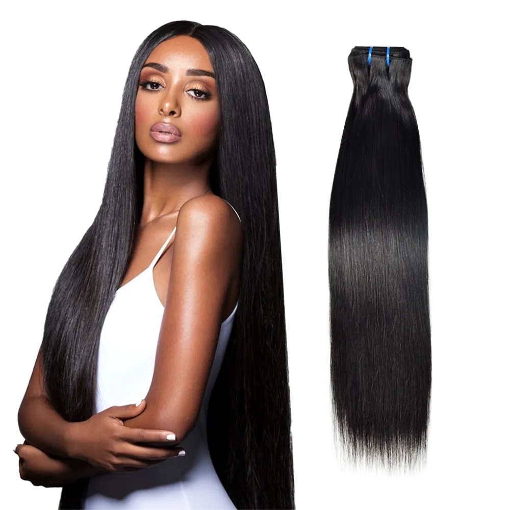 RXHAIR No Free Sample Cambodian Unprocessed Raw Brazzilian Indian 30 Inch Straight Human Hair Bundles With Hd Frontals Closure