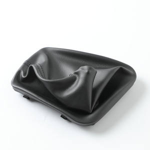 Housse de levier de vitesse en cuir noir style classique pour BMW E46, 1 pièce - Product Image 2