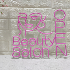 Barber Shop Beauty Salon Theme Park Dedicated LED Neon Sign for <b>Nail</b> Services <b>Wall</b> Mounted with - Product Image 4
