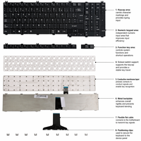 Clavier FR AZERTY pour Ordinateur Portable Toshiba Satellite A500 A505 Qosmio X500 X505 X200 X300 Series - Clavier Interne