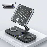 Station de charge sans fil 6 en 1 en alliage d'aluminium pliable et rotative, station de charge pliable pour Apple