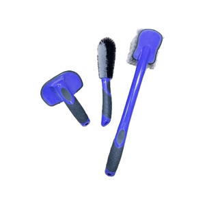 <span class=keywords><strong>EcoClean</strong></span> Mango corto Limpieza de neumáticos de coche Cepillo de rueda de detalles de lavado - Product Image 3