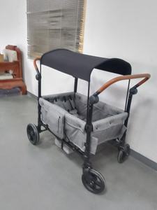 2025 extérieur luxe 4 places <span class=keywords><strong>poussette</strong></span> Wagon enfants bébé voyage Camping pliant Wagon <span class=keywords><strong>poussette</strong></span> avec auvent - Product Image 6