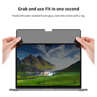 Protection d'écran anti-espion mate anti-reflets anti-rayures de 15 pouces en gros pour Macbook