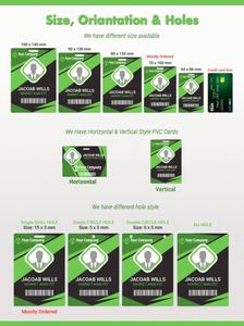 Porta Tarjetas de Identificación de Plástico PVC Impermeable con Cordón, para Eventos Promocionales, Personal, Empleados - Product Image 3