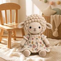 Peluche personnalisée douce et mignonne, porte-clés en peluche fait main, porte-clés en peluche de qualité supérieure, jouet tricoté sur mesure