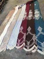 Rideaux de valeur imbattable pour les tissus de rideaux transparents de broderie de chambre à coucher