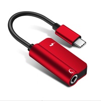 Adaptateur audio et de charge USB-C vers 3,5 mm pour téléphone portable, fonction casque et charge deux-en-un, pour l'international