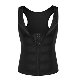 <span class=keywords><strong>Camisas</strong></span> <span class=keywords><strong>de</strong></span> compresión para <span class=keywords><strong>hombres</strong></span> Cremallera Sudor caliente Adelgazamiento Body Muscle Shaper Chaleco <span class=keywords><strong>Hombres</strong></span> Adelgazamiento Shapers - Product Image 5