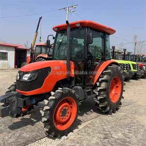 Kubota Diesel Engine Used 4wd Wheel 70HP Tractor for Agriculture Used Farming