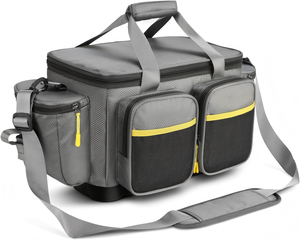 Grand sac <span class=keywords><strong>de</strong></span> rangement pour équipement <span class=keywords><strong>de</strong></span> <span class=keywords><strong>pêche</strong></span> en plein air personnalisé Fermeture à glissière en polyester imperméable pour l'organisation <span class=keywords><strong>de</strong></span> l'équipement - Product Image 1