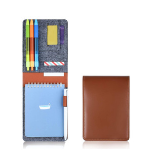 Couverture de carnet, couverture de carnet en cuir PU, porte-cartes de visite, couverture de carnet, couverture de livre - Product Image 1
