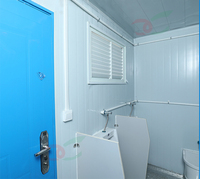 Toilettes communales préfabriquées Toilettes construites hors site Toilettes publiques Ouvrier Assainissement Toilettes Parc Blocs de toilettes portables