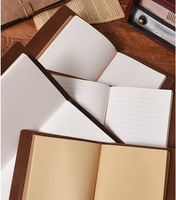 Carnet en Cuir A5 2026, Bloc-notes Épais et Souple, Idéal pour Étudiant, Journal, Réunions d'Affaires, Enregistrement, Livres Personnalisables