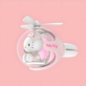 플라잉 볼 판지 공기 청정기 귀여운 테디 베어 헬로 키티 개 자동차 아로마 테라피 애니메이션 자동차 방향제 - Product Image 4