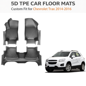 Tapetes de Piso TPE a Medida para Chevrolet Trax LHD 2014-2016, Impermeables, para Todo Clima, Resistentes, Revestimientos de Piso para Auto, OEM - Product Image 1