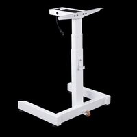 Table basse électrique réglable en hauteur ShengHua, bureau pour ordinateur portable à une seule jambe, bureau debout à moteur unique