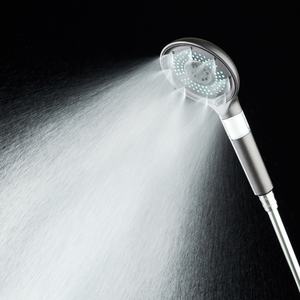 Grifo de lujo para baño, ABS, alta presión, cinco modos, masaje, cabezal de ducha de mano, filtro, botón de parada de un toque, juego de manguera de Ducha - Product Image 6