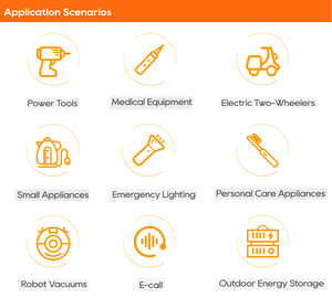 Pytes Cấp Ban Đầu Một Công Suất Thực Sự 14430 3.7V 550MAh Li Ion Pin 3C Xả Có Thể Sạc Lại Di Động Cho Golf Cart - Product Image 6