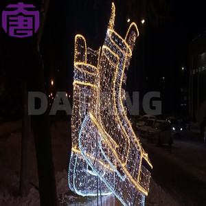 3D Christmas Boot <b>Light</b> Display Designed for Streets, Hotels, Parks and Festival Spaces - Product Image 5